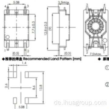 EP -Serie Pulse PCB -Leistungstransformator